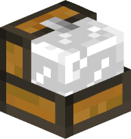 White Stained Glass Chest