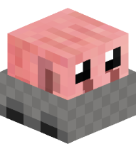Pig Doll in a Minecart
