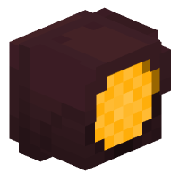 Nether Traffic Light - Yellow (on)