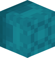 Shulker box (cyan, sideways)