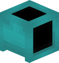 Upwards Tee Pipe (cyan)