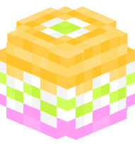 Easter Egg (orange & pink)