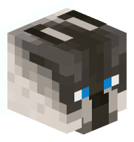 Collared Siamese Cat (white)