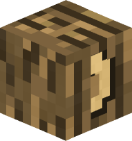 Oak Log Round Bracket (closed)