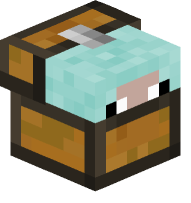 Light Blue Sheep in Chest