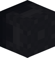 Shulker box (black, sideways)