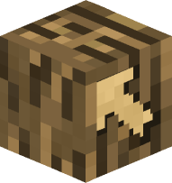 Oak Log Arrow Left Up