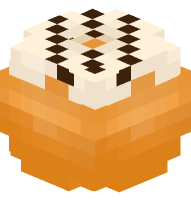 Chocolate Drizzled Donut (white)