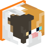 Collared Calico Cat (orange)