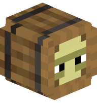 Sideways Barrel with a Shulker