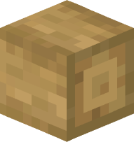 Stipped Oak Log (sideways)