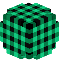 Plaid Orb (cyan)
