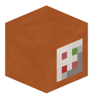 Command Block (Terracotta, Orange)