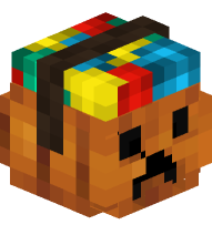 Trick or Treat Basket (Orange, Creeper Face)