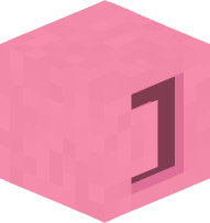 Pink Square Bracket (closed)