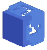 Dreidel (blue, hei)
