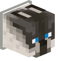 Collared Siamese Cat (light gray)