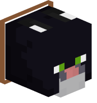 Collared Tuxedo Cat (brown)