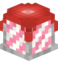 Firework Rocket (white / pink)