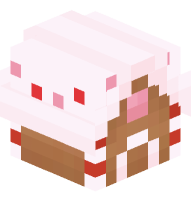 Gingerbread House (pink and red)