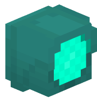 Turquoise Traffic Light - Green (on)