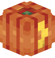 Pumpkin Curly Bracket (closed)