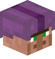 Villager with Leather Hat (purple)