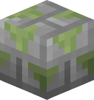 Mossy Stone Brick Slabs