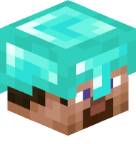 Steve with Diamond Helmet