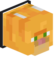 Collared Ginger Cat (black)