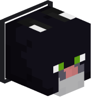 Collared Tuxedo Cat (black)