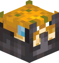 Pufferfish in Netherite Helmet