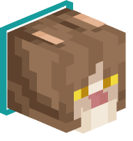 Collared Tabby Cat (cyan)