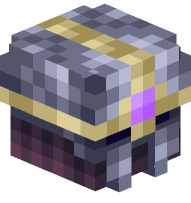 Knight Helmet (light purple gem)