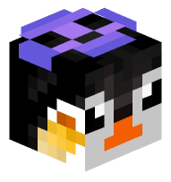 Penguin with Halloween Mask