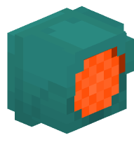 Turquoise Traffic Light - Red (on)