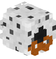 Halloween Wreath (White, Orange Bow, Black Ornaments)