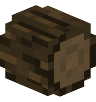 Dark Oak Log (rounded)