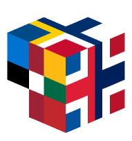 Nordic Baltic Flag Cube