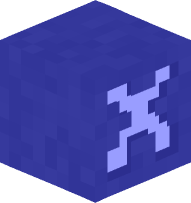 Blue X