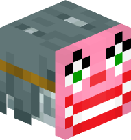 Stray with Mr. Blobby Mask