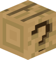 Oak Wood Question Mark