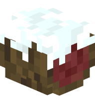 Mangrove Log (snow, rounded, sideways)