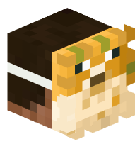 Man with Pufferfish Mask