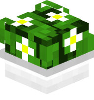 Potted Bush with Yellow Flowers