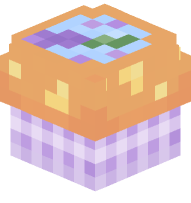 Lavender Cupcake with Apples