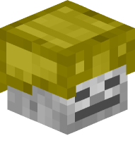 Skeleton with Leather Helmet (yellow)