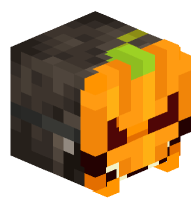 Spider with Pumpkin Mask