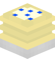 Plate of Dark Blue Sprinkled Cookies