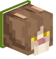 Collared Tabby Cat (green)